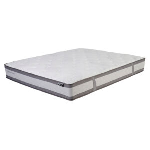 Voodi SANDRA 160x200cm, madratsiga HARMONY DUO, helehall