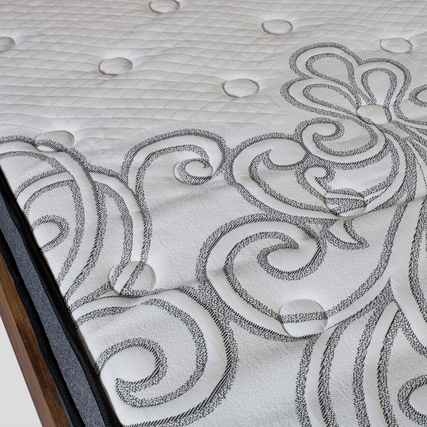 Voodi GLOSSY 160x200cm, madratsiga HARMONY DELUX, hall - Image 4