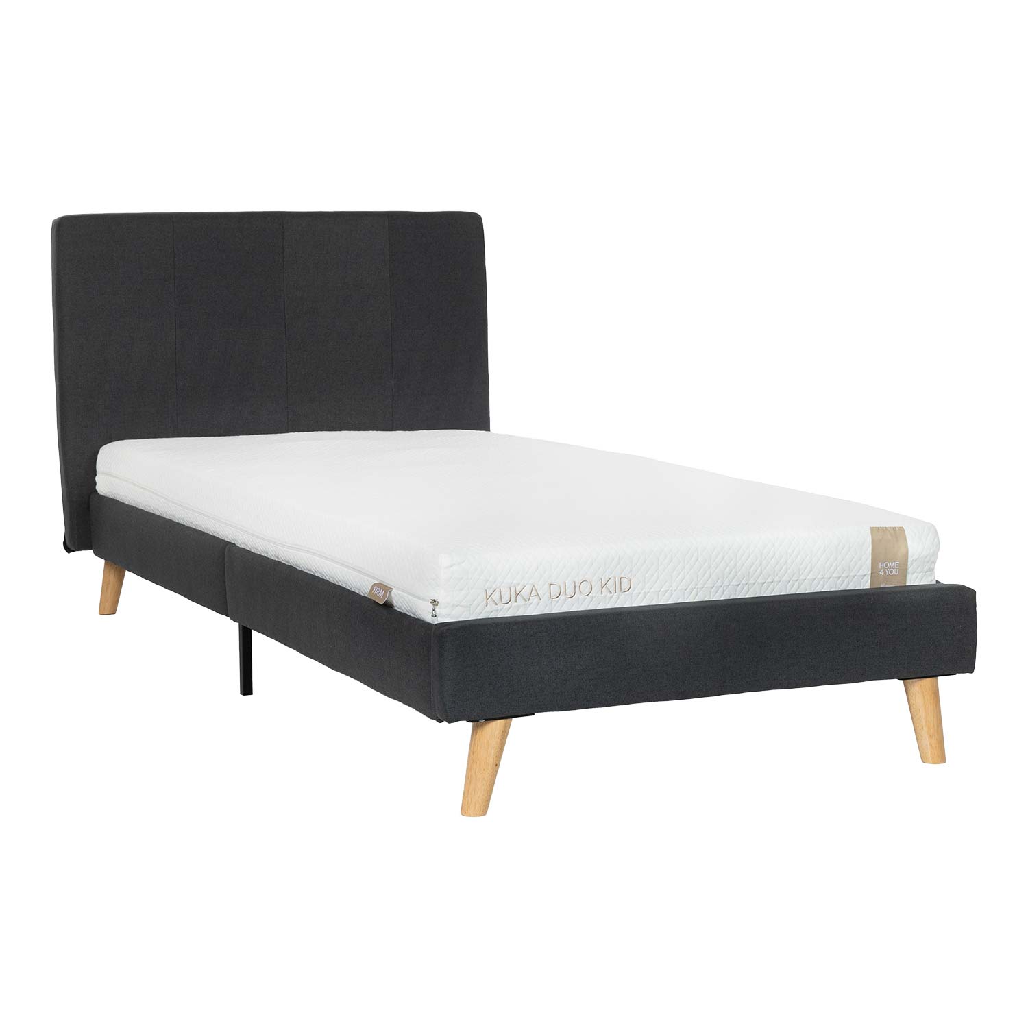 Voodi JUNO 90x200cm, madratsiga KUKA DUO - Image 2