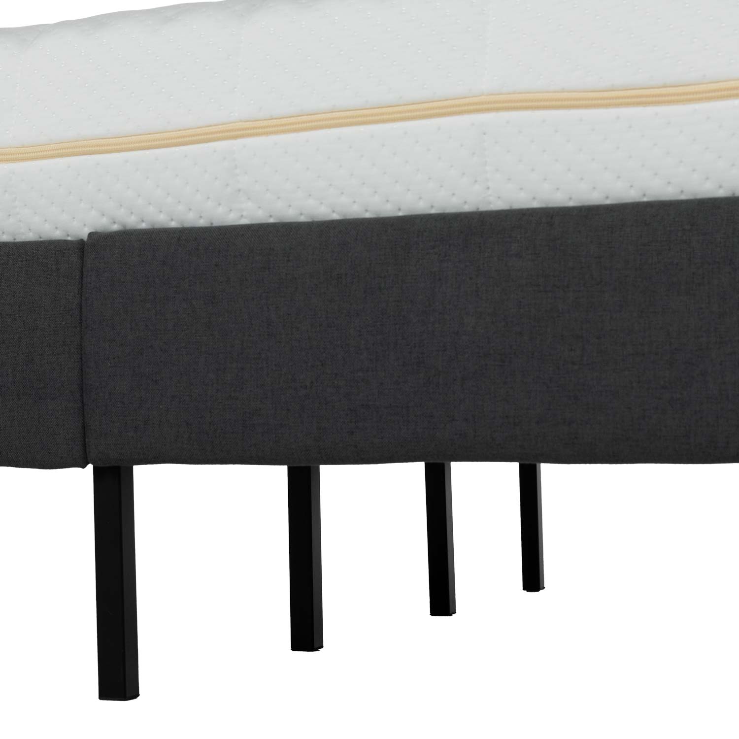 Voodi JUNO 90x200cm, madratsiga KUKKA DUO 11 ZONE, hall - Image 6