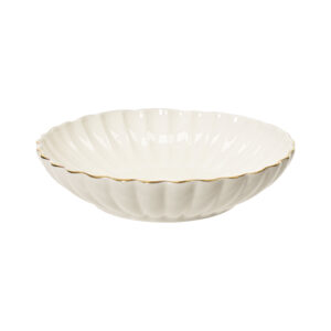 Taldrik SHELL D20xH4,5cm, portselan