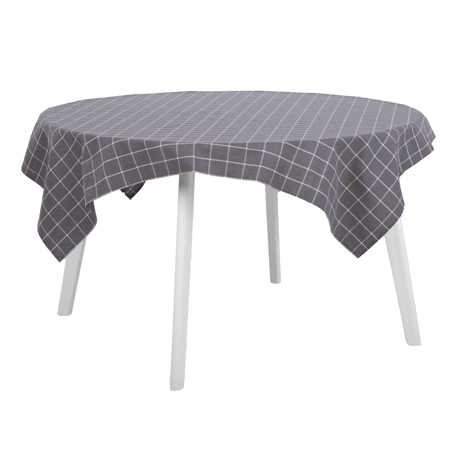 Laudlina LINEN 136x136cm, hall ruut - Image 2