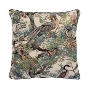Padi HOLLY 45x45cm, rullkant, linnud metsas