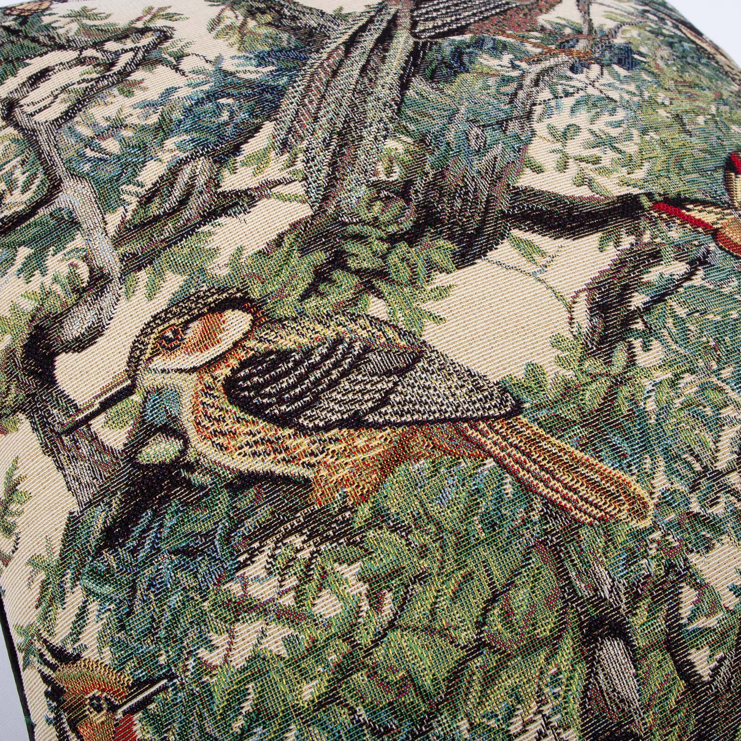 Padi HOLLY 45x45cm, rullkant, linnud metsas - Image 3