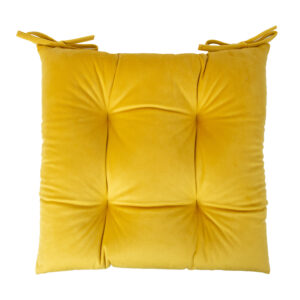 Toolipadi VELVET 2, 40x40cm, kollane