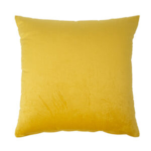 Padi VELVET 2, 45x45cm, kollane